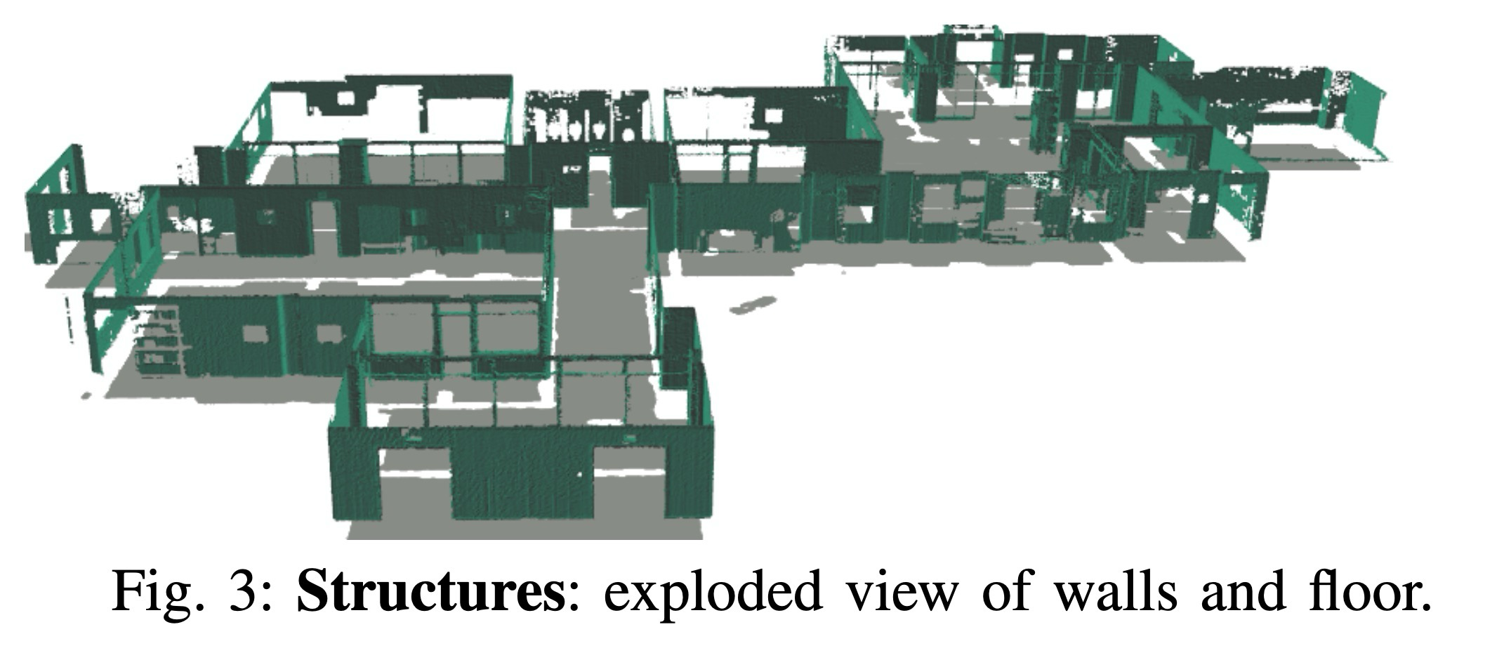Structures exploded view
