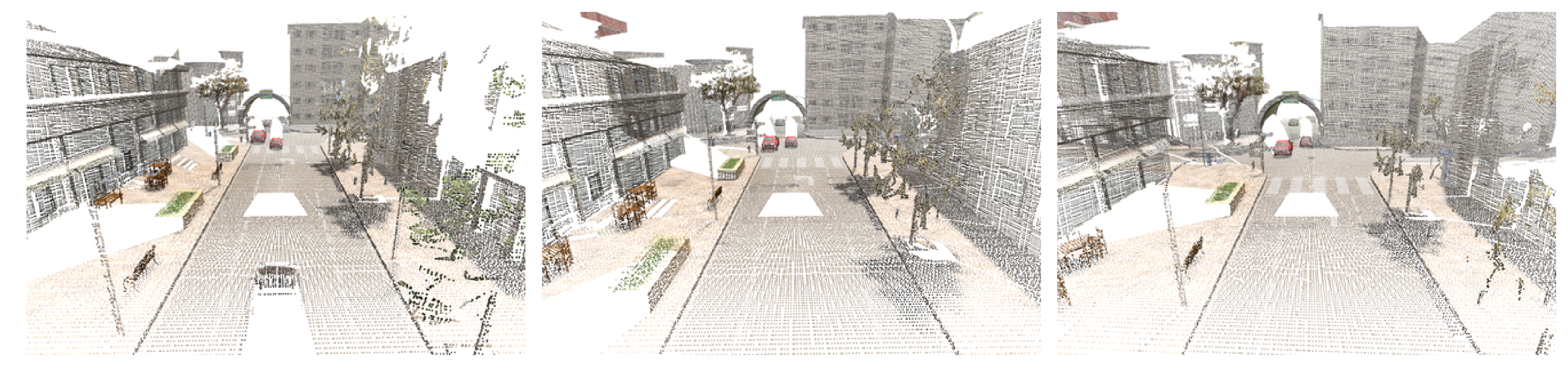 Figure 1. An example of 3D video: 3D scenes at different time steps.